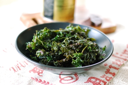 Cocoa Cayenne Kale Chips